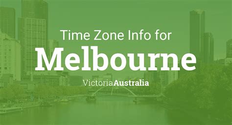 melbourne time zone|Current Local Time in Melbourne, Australia .